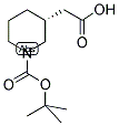 3-Piperidineacetic acid, 1-[(1,1-dimethylethoxy)carbonyl]-,(3R)- Structure,912940-89-7Structure