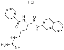 Nα-benzoyl-dl-arginine β-naphthylamide hydrochloride Structure,913-04-2Structure