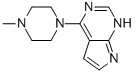 4-(4-Methyl-1-piperazinyl)-1H-pyrrolo[2,3-d]pyrimidine Structure,91338-54-4Structure