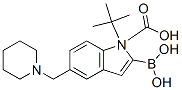 1H-Indole-1-carboxylic acid, 2-borono-5-(1-piperidinylmethyl)-, 1-(1,1-dimethylethyl) ester Structure,913388-56-4Structure