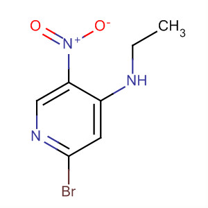 2-Bromo-n-ethyl-5-nitro-4-pyridinamine Structure,913642-07-6Structure