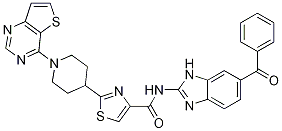 N-(6-benzoyl-1h-benzimidazol-2-yl)-2-(1-thieno[3,2-d]pyrimidin-4-yl-4-piperidinyl)-4-thiazolecarboxamide Structure,913822-46-5Structure