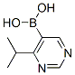 Boronic acid, B-[4-(1-methylethyl)-5-pyrimidinyl]- Structure,913835-27-5Structure