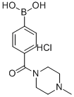 N-4-methylpiperazinyl 4-boronobenzamide, hcl Structure,913835-43-5Structure