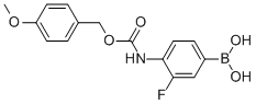 3-Fluoro-4-((4-methoxybenzyloxy)carbamoyl)phenylboronic acid Structure,913835-49-1Structure