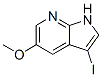 1H-Pyrrolo[2,3-b]pyridine,3-iodo-5-methoxy- Structure,913983-33-2Structure