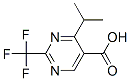 4-Isopropyl-2-trifluoromethyl pyrimidine-5-carboxylic acid Structure,914201-22-2Structure