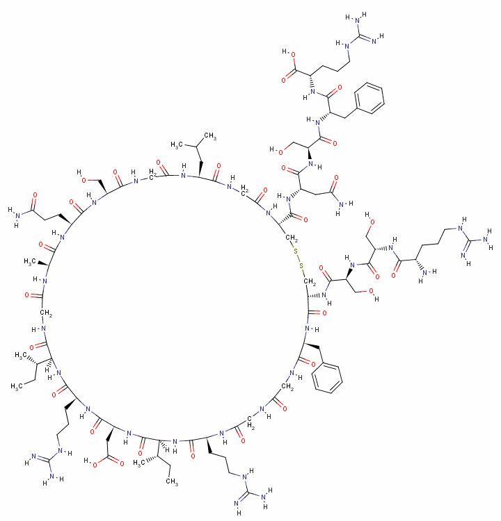 Atrial natriuretic peptide (126-149) (rat) Structure,91421-87-3Structure