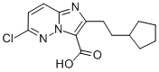 2-(2-Cyclopentylethyl)-6-chloro-imidazo[1,2-b]pyridazine-3-carboxylic acid Structure,914220-05-6Structure