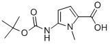 5-Tert-Butoxycarbonylamino-1-methyl-1H-pyrrole-2-carboxylic acid Structure,914256-52-3Structure