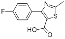 2-Methyl-4-(4-fluorophenyl)thiazole-5-carboxylic acid Structure,914287-84-6Structure