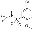 5-Bromo-N-cyclopropyl-2-methoxybenzenesulfonamide Structure,914302-35-5Structure