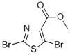 Methyl 2,5-dibromothiazole-4-carboxylate Structure,914347-25-4Structure