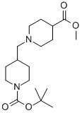 Methyl N-Boc-piperidin-4-ylmethylpiperidine-4-carboxylate Structure,914347-36-7Structure