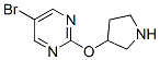 5-Bromo-2-(pyrrolidin-3-yloxy)pyrimidine Structure,914347-82-3Structure