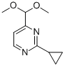 2-Cyclopropyl-4-dimethoxymethyl-pyrimidine Structure,914348-07-5Structure