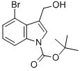 1-Boc-4-bromo-3-hydroxymethylindole Structure,914349-05-6Structure