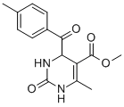 Methyl 6-methyl-4-(4-methylbenzoyl)-2-oxo-1,2,3,4-tetrahydropyrimidine-5-carboxylate Structure,914349-17-0Structure