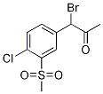 1-Bromo-1-(4-chloro-3-(methylsulfonyl)-phenyl)propan-2-one Structure,914382-89-1Structure