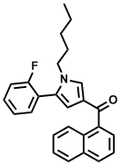 (5-(2-Fluorophenyl)-1-pentyl-1h-pyrrol-3-yl)(naphthalen-1-yl)methanone Structure,914458-26-7Structure