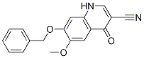 1,4-Dihydro-6-methoxy-4-oxo-7-(phenylmethoxy)-3-quinolinecarbonitrile Structure,914490-11-2Structure