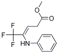 Methyl 5,5,5-trifluoro-4-(phenylamino)pent-3-enoate Structure,914613-27-7Structure