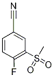 4-Fluoro-3-(methylsulphonyl)benzonitrile Structure,914636-47-8Structure