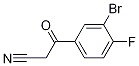 3’-Bromo-4’-fluorobenzoylacetonitrile Structure,914636-74-1Structure