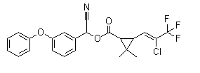 Cyhalothrin Structure,91465-08-6Structure