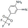 2-Amino-5-(trifluoromethylsulfonyl)benzonitrile Structure,914776-00-4Structure