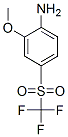 2-Methoxy-4-(trifluoromethylsulfonyl)benzenamine Structure,914776-02-6Structure