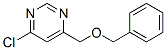 4-Benzyloxymethyl-6-chloro-pyrimidine Structure,914802-11-2Structure