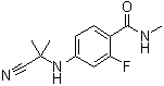 4-[(1-Cyano-1-methylethyl)amino]-2-fluoro-n-methyl-benzamide Structure,915087-32-0Structure