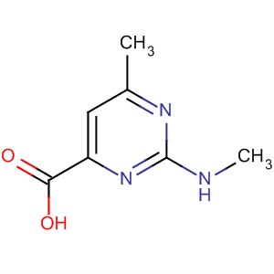 6-Methyl-2-methylaminopyrimidine-4-carboxylic acid Structure,915140-72-6Structure