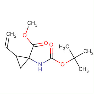 Cyclopropanecarboxylic acid, 1-[[(1,1-dimethylethoxy)carbonyl]amino]-2-ethenyl-, methyl ester, (1R,2R)- Structure,915317-20-3Structure