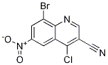 8-Bromo-4-chloro-6-nitro-3-quinolinecarbonitrile Structure,915369-22-1Structure