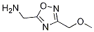 (3-(Methoxymethyl)-1,2,4-oxadiazol-5-yl)methanamine Structure,915920-22-8Structure