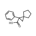 1-Phenylspiro[2.4]heptane-1-carboxylic acid Structure,915921-61-8Structure