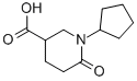 1-Cyclopentyl-6-oxopiperidine-3-carboxylic acid Structure,915922-35-9Structure