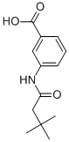 3-[(3,3-Dimethylbutanoyl)amino]benzoic acid Structure,915923-42-1Structure