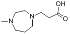 3-(4-Methyl-1,4-diazepan-1-yl)propanoic acid Structure,915923-47-6Structure