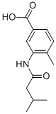 4-Methyl-3-[(3-methylbutanoyl)amino]benzoic acid Structure,915923-60-3Structure