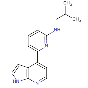 N-isobutyl-(6-1h-pyrrolo[2,3-b]pyridin-4-yl)pyridin-2-amine Structure,916172-20-8Structure