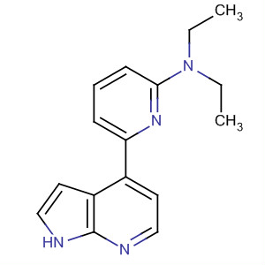 N,n-diethyl-6-(1h-pyrrolo[2,3-b]pyridin-4-yl)pyridin-2-amine Structure,916172-52-6Structure