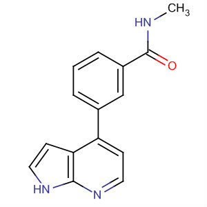 N-methyl-3-(1h-pyrrolo[2,3-b]pyridin-4-yl)benzamide Structure,916172-91-3Structure