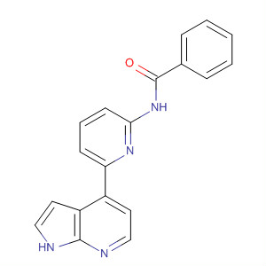 N-(6-(1h-pyrrolo[2,3-b]pyridine-4-yl)pyridin-2-yl)benzamide Structure,916173-00-7Structure