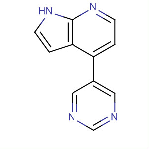 4-Pyrimidin-5-yl-1h-pyrrolo[2,3-b]pyridine Structure,916173-04-1Structure