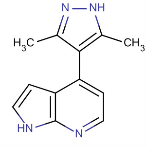 4-(3,5-Dimethyl-1h-pyrazol-4-yl)-1h-pyrrolo[2,3-b]pyridine Structure,916173-24-5Structure