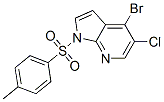 1H-Pyrrolo[2,3-b]pyridine, 4-bromo-5-chloro-1-[(4-methylphenyl)sulfonyl]- Structure,916176-53-9Structure