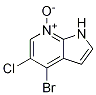 1H-pyrrolo[2,3-b]pyridine, 4-bromo-5-chloro-, 7-oxide Structure,916176-86-8Structure